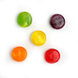 Assorted Fruit Hard Candy, 1 Pound Bulk Candy (Approx. 75 pcs.), Individually Wrapped Hard Candy, Fruit Discs Candy, The Hampton Popcorn & Candy