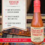 Kentuxican Bourbon Hot Sauce - Premium Mexican Hot Sauce Made with Authentic Kentucky Bourbon, Habanero, Carolina Reaper, Chile de Arbol - Natural