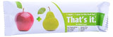 THATS IT FRUIT BAR APPLE PEAR, (12 Count of 1.2 oz Bars) 14.4 oz
