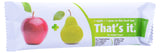 THATS IT FRUIT BAR APPLE PEAR, (12 Count of 1.2 oz Bars) 14.4 oz