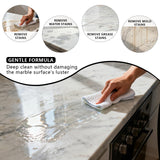 Eyaeyao Granite Countertop Cleaner | 32 OZ Marble Cleaner | Powerful Stone Cleaners | Watermarks, Oil, Scratches & Etching Remover | Stain Remover