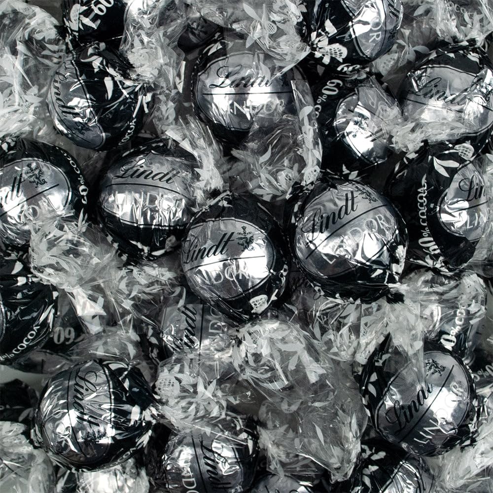 Halloween Candy Gift Chocolate Truffles in Large Plastic Tin - Pumpkin