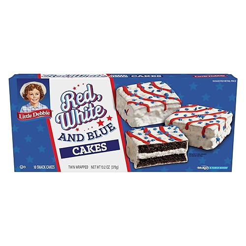 Little Debbie Red, White, & Blue Chocolate Cakes