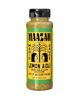 MAAZAH Lemon Aioli - Premium Sauce/Condiment/Dressing/Marinade, Zesty & Creamy, Add Flavor in a Flash, Good on Everything, Gluten Free, Vegan, Nut