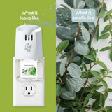 Scent Fill Eucalyptus Spearmint Plug in Air Freshener, 4 Scented Oil Refills