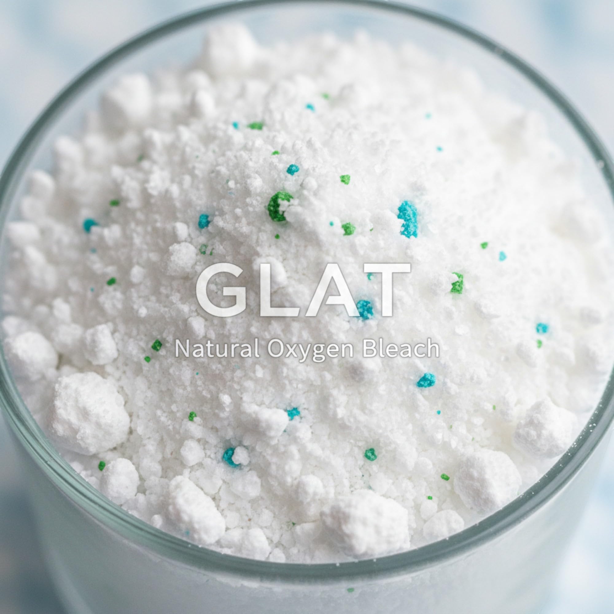 GLAT Group Enzyme-Powered Natural Oxygen Bleach (Powder) - Eucalyptus | Chlorine-Free Stain Remover & Laundry Whitener | Safe for Colors, Septic, Baby