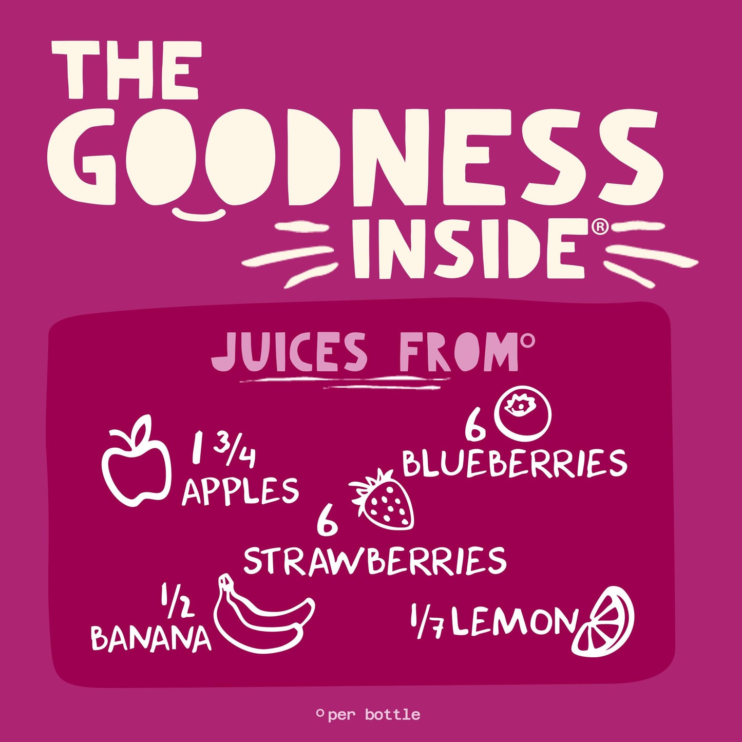 Naked Juice Naked Juice, Double Berry Protein Juice Smoothie, 15.2oz,