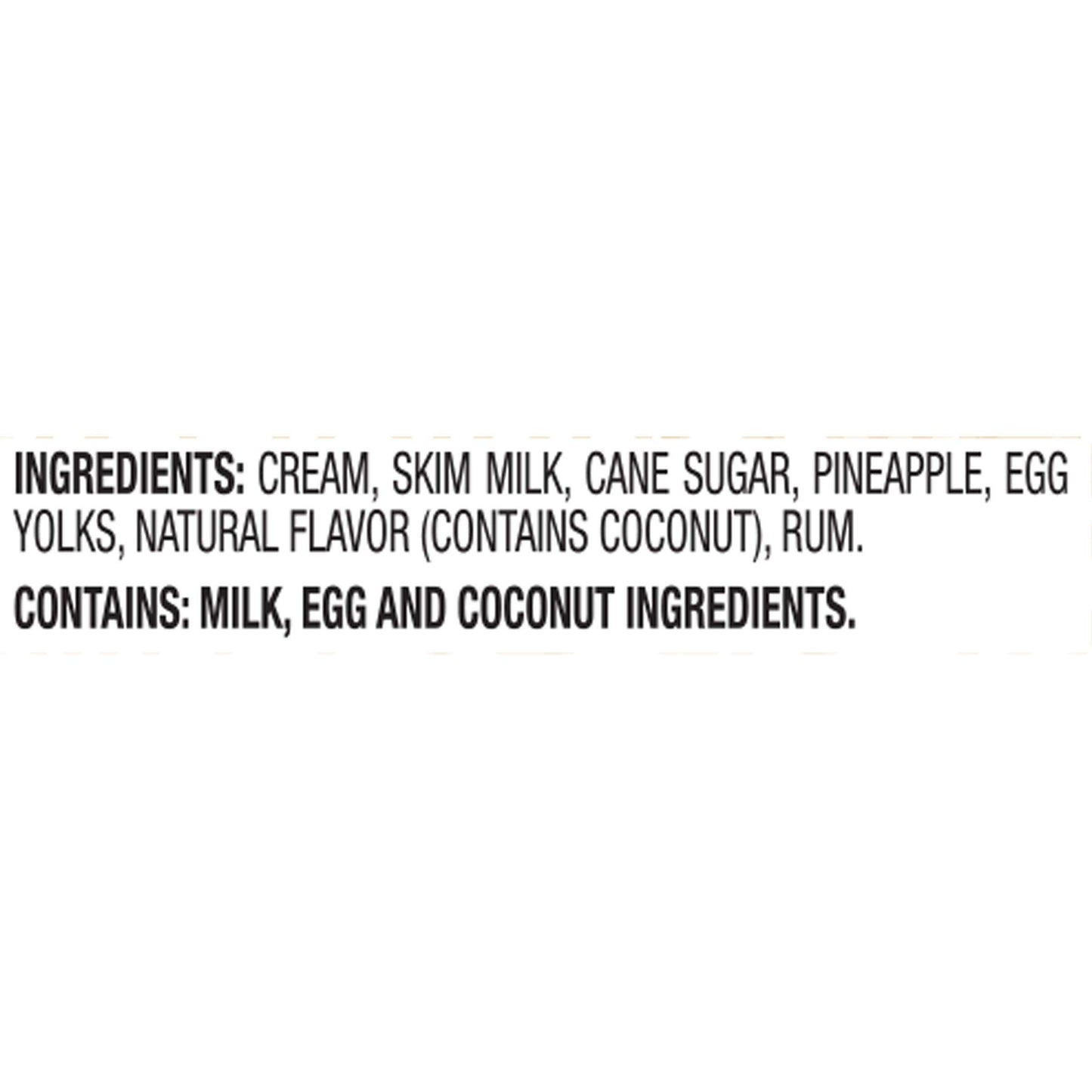 Haagen-Dazs, Pineapple Coconut Ice Cream, 14 oz (Frozen)
