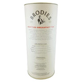Brodies Tea, Scottish Breakfast Tea, Black Tea Imported from Scotland, Canister of 50 Bags (Pack of 1)
