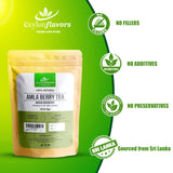CEYLONFLAVORS FRESH AND PURE Amla (gooseberry) 30 Tea Bags From CeylonFlavor Fesh and Pure Sri Lanka