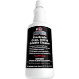 Commercial Grill and Oven Cleaner 32Oz Concentrate 1pk. Heavy-Duty Fast-Acting Degreaser Solution Removes Carbon, Grime, Burnt Food and Oil