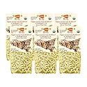 6 PACKS ORGANIC ITALIAN SEMI WHOLE DURUM WHEAT CASERECCE PASTA - Sicilian Ancient Grain Russello Vegan Pasta Crafted in Italy. LOW-GLUTEN INDEX. Has