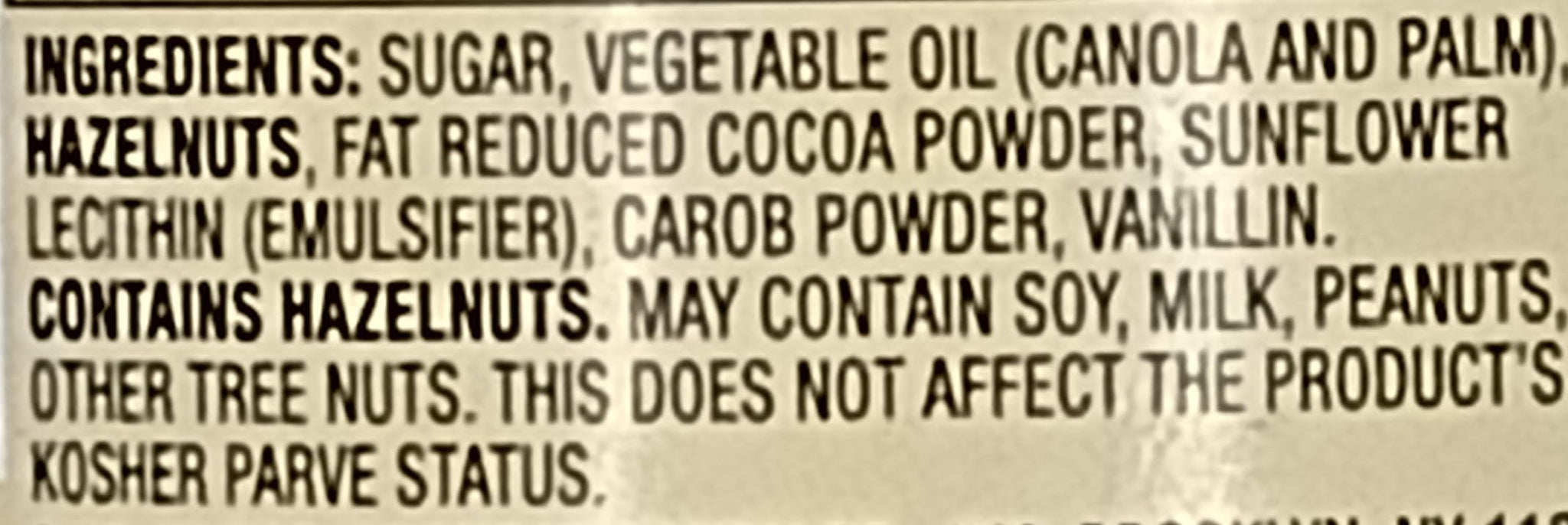 Only Kosher Candy Royal Belgian Dairy Free Hazelnut Cocoa Spread, Product of Belgium,12.3 oz (Pack of 2)