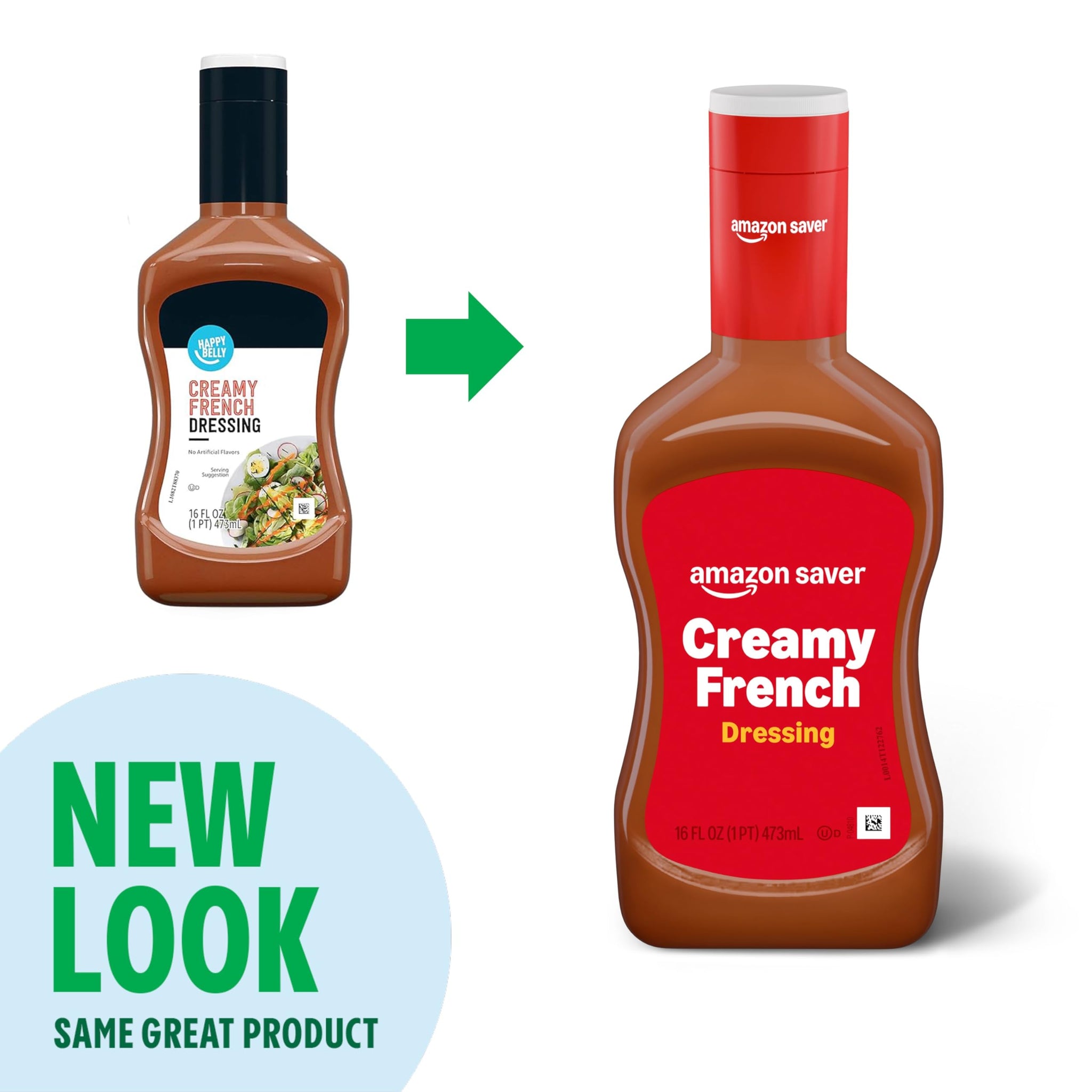Amazon Saver, Creamy French Dressing, 16 Fl Oz