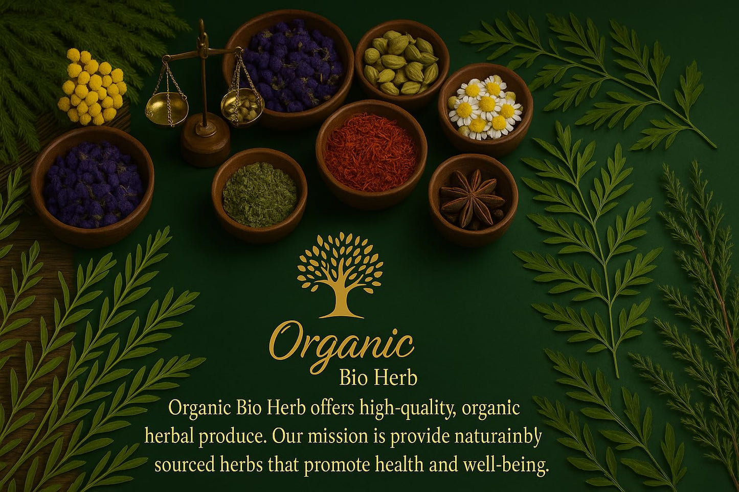 Organic Bio Herbs-Dried Sweet Wormwood - 100% Natural, Premium Quality Herb for Herbal Tea, Tinctures & Remedies - No Additives, Non-GMO-Mugwort