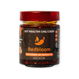 Redbloom Gut-Healthy Chili Crisp - Premium Chili Oil, No Seed Oils, Low-Fodmap, Vegan, Crunchy Hot Sauce, Good on Everything, 6oz (Pack of 1) - Hot