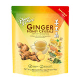 Prince of Peace Instant Ginger Honey Crystals Assorted, 30 Sachets - Instant Hot or Cold Beverage that Soothes Throat - Easy to Brew - Drink Like a