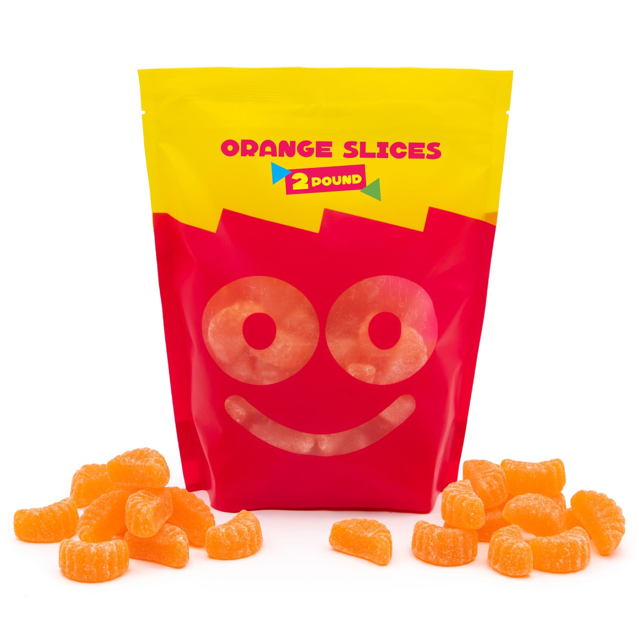 Orange Slices | 2 Pound Bag - Approx. 70 Count | Jelly Candy | Old-Time Treats |Old Fashioned Candy