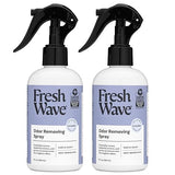 Fresh Wave Lavender Scent Odor Removing Spray, 8 fl. oz. | Pack of 2 | Odor Absorber for Home, Furniture, Fabrics & Trash | Safer Odor Relief