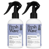 Fresh Wave Lavender Scent Odor Removing Spray, 8 fl. oz. | Pack of 2 | Odor Absorber for Home, Furniture, Fabrics & Trash | Safer Odor Relief