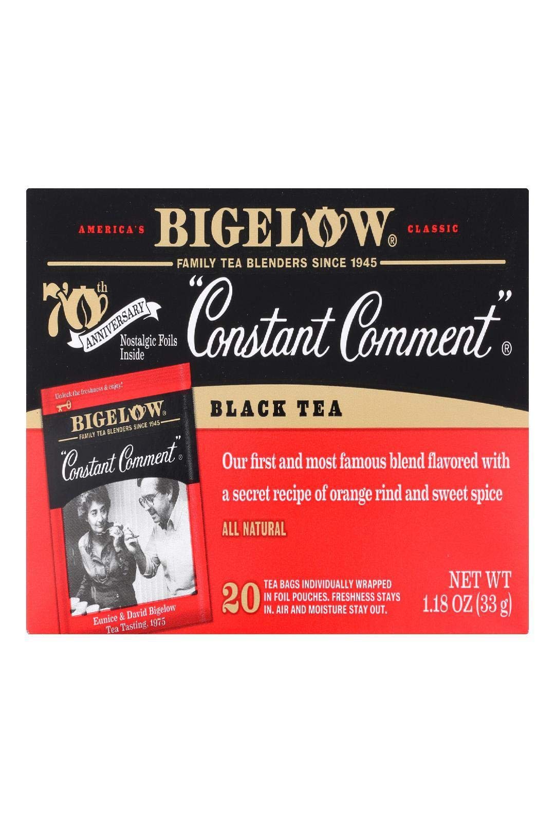 Bigelow Special Blend Constant Comment Tea 1.18 OZ(Pack of 1)