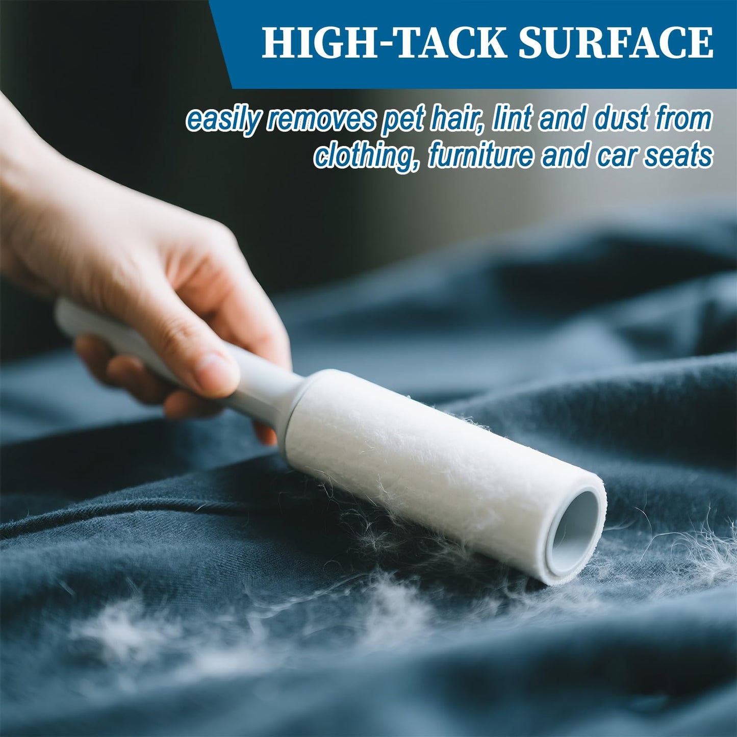 40 Pcs Mini Lint Roller, Lint Roller for Travel Size Sticky Removing Tool House Essentials for Pet Hair Removal Travel Clothes Gifts Bags Furniture