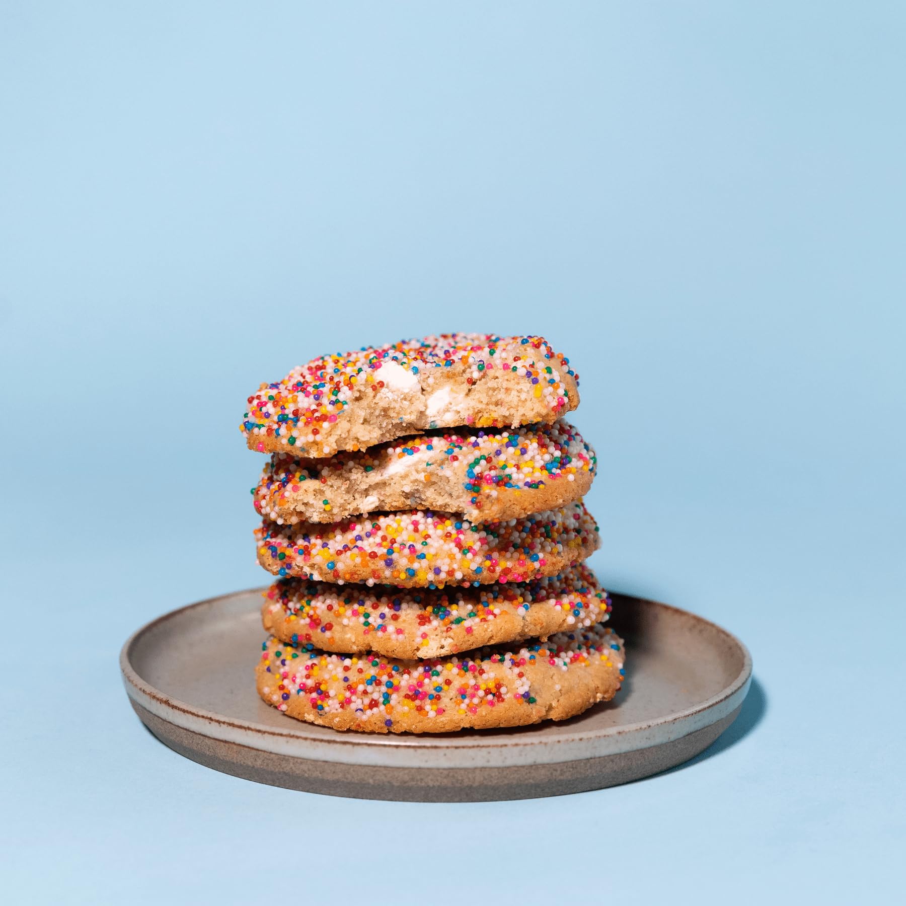 The Cravory: Birthday Cake Cookies - 24 cookies, 2.0 oz. each - Individually Wrapped - Gourmet - Baked Fresh - Dessert, Snack or Baked Goods