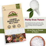 Himalayan Chef Sea Salt, Coarse Grains, 192 Ounce - All Natural and Hand Harvested Unrefined Salt, Gluten Free, Non-GMO Seasoned Salt, 48 Ounce/Each
