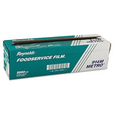 Reynolds Wrap 914M Metro Light-Duty PVC Film Roll w/Cutter Box, 18-Inch x 2000ft, Clear