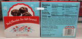 Trader Joe's Dark Chocolate Sea Salt Caramels Holiday Box 2.1oz 60g (Two Boxes)