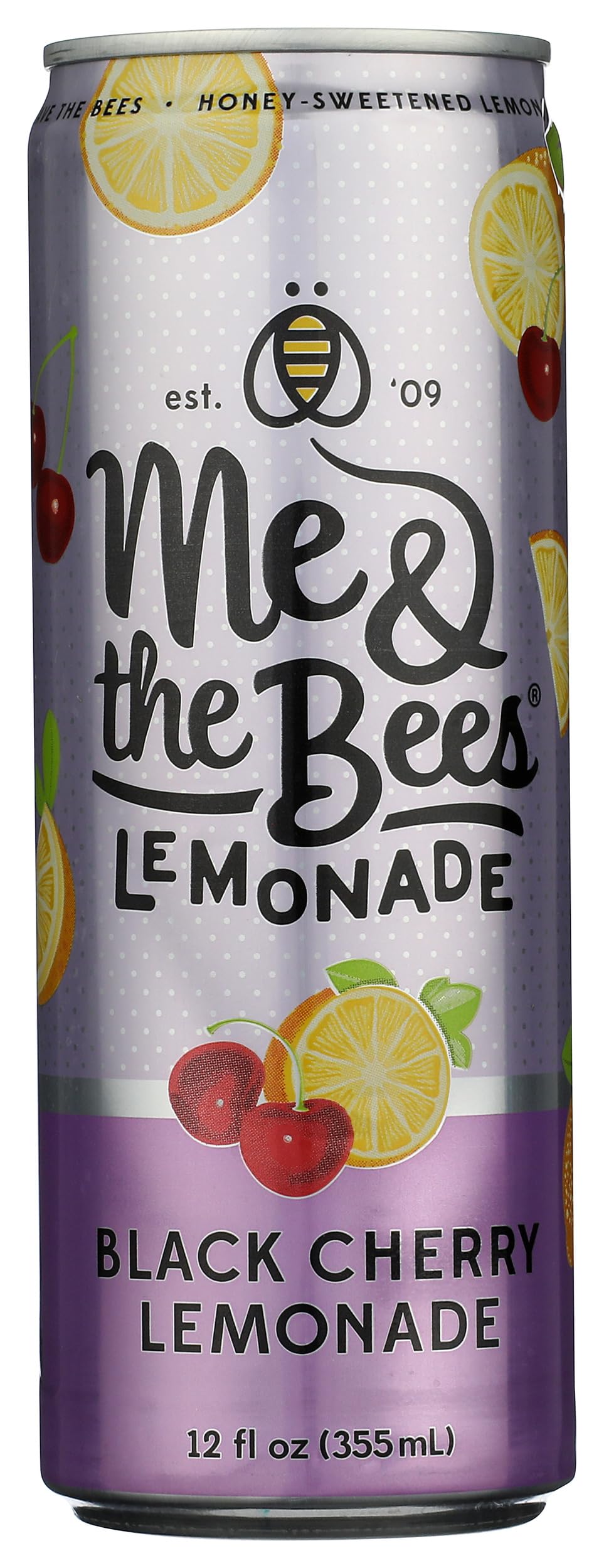 Me & The Bees, Lemonade Black Cherry, 12 Fl Oz