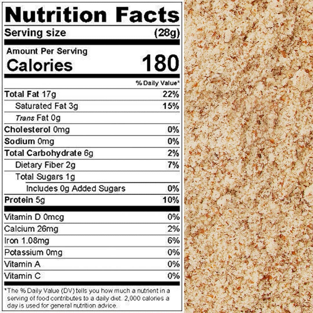 Presto Sales Almonds, Fresh Natural Unblanched fine Flour / Meal healthy Raw 80 oz. | KETO and PALEO friendly, Vegan, Alternative, Premium Quality