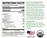 Cherie Sweet Heart Matcha Powder Green Superfood Mix, Non-GMO Mixed Greens, Plant Based, Focus & Energy, Organic Green Tea Powder, Natural Caffeine