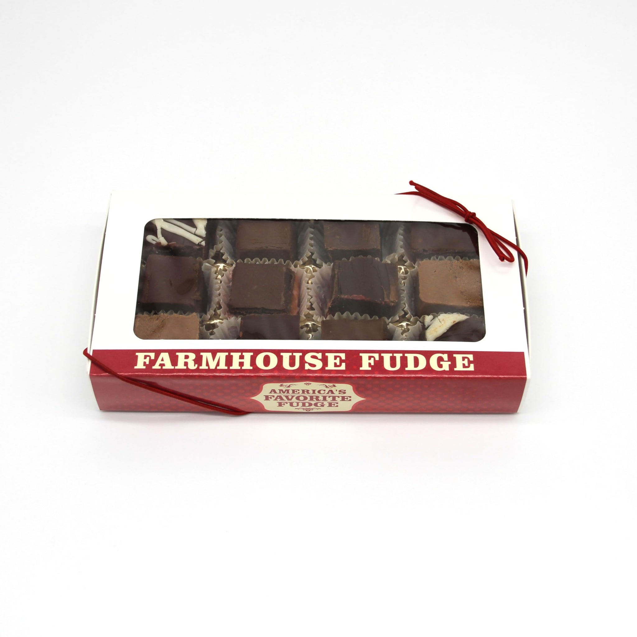 Gourmet Fudge Gift Box - 12 oz., 6 Assorted Flavors - Perfect for Anniversaries, Mother's Day, Birthdays, and Special Occasions - Creamy Homemade