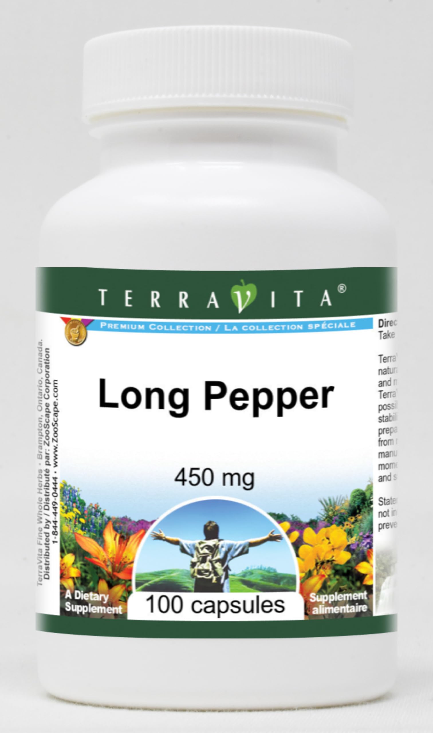 Long Pepper - 450 mg (100 Capsules, ZIN: 521130) - 3 Pack