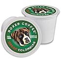 Boxer Coffee 48ct Decaf Colombian - Single-Origin, Swiss Water Process Medium Roast Coffee Pods - Specialty Grade, Artisan Single-Serve Cups