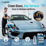 Nanoskin CRYSTAL-CLEAR VOC-Free Glass Cleaner 1 Gallon - Ultra-Concentrated, Eco-Friendly, Streak-Free Finish | Versatile Use for 40:1 Dilution |