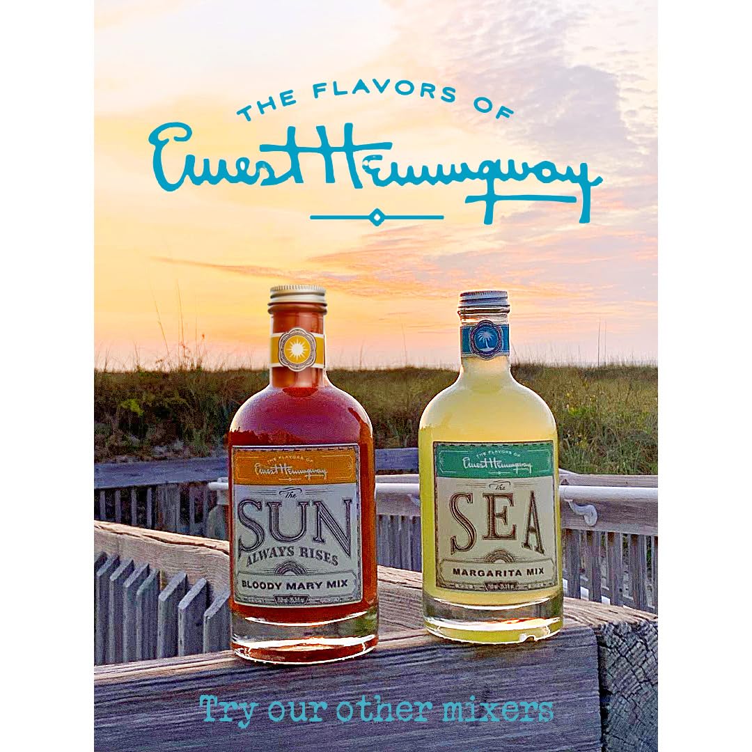 The Flavors of Ernest Hemingway Premium Cocktail Mixers, Small Batch, 25.3 Ounces (Pack of 2, The Sea - Margarita mix)