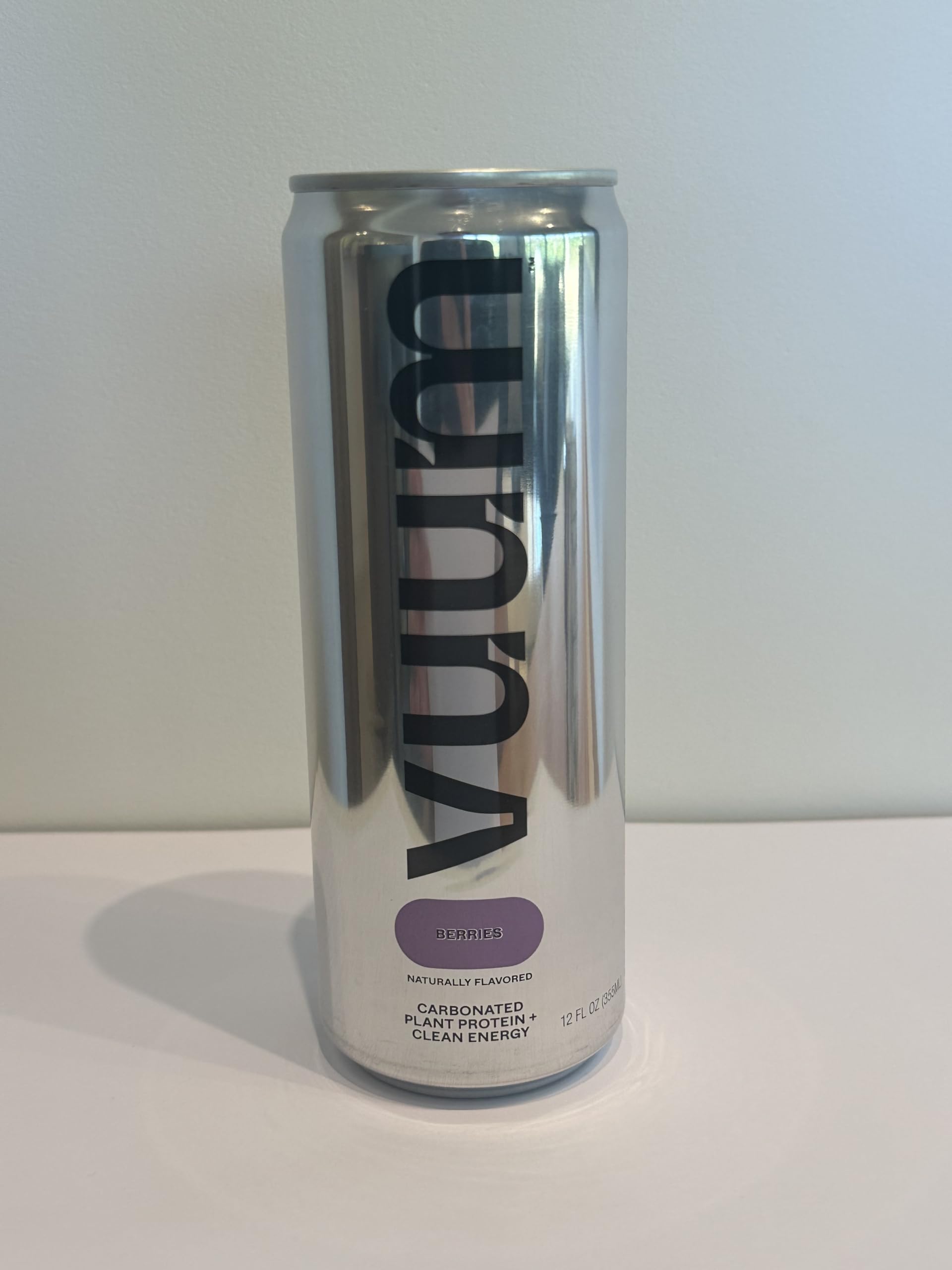 VUUM - 'Berries' Carbonated Plant Protein Energy Drink (12OZ)