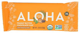 Aloha Organic Plant Based Protein Bar Peanut Butter Chocolate Chip , 1.98 Oz