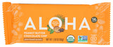 Aloha Organic Plant Based Protein Bar Peanut Butter Chocolate Chip , 1.98 Oz
