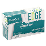 AmerCare Verge Powder Free General Purpose Latex Gloves for Cleaning and Foodservice, Medium, Case of 1000