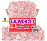 MINI CANDY CANES (250 CT) | Mini Candy Canes Red & White Made WITH REAL PEPPERMINT | Holiday Candy for Christmas, Santa Parade, ThanksGiving, Holidays