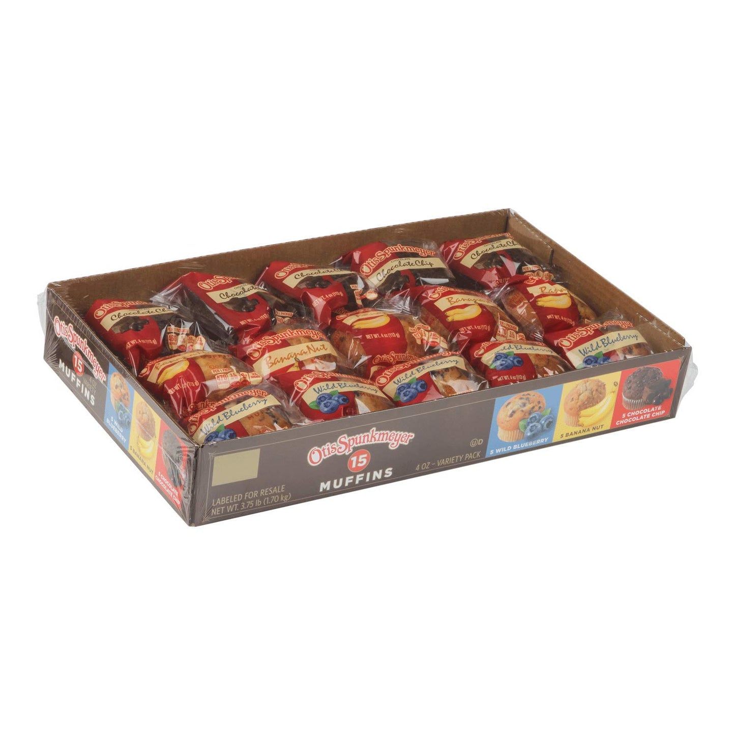 Otis Spunkmeyer Individually Wrapped Mixed Muffin, 4 Ounce -- 60 per case.