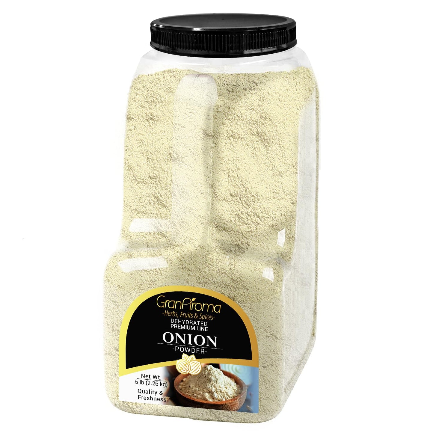 GranAroma Onion Powder, Versatile Seasoning, Soups & Pastas (80 Ounce)