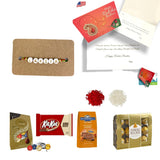 LOVENSPIRE Personalized Name Rakhi for Brother Raksha Bandhan Designer Handmade Rakhi Thread for Bhaiya Custom Name Rakhi - Rakhi Gift Hamper