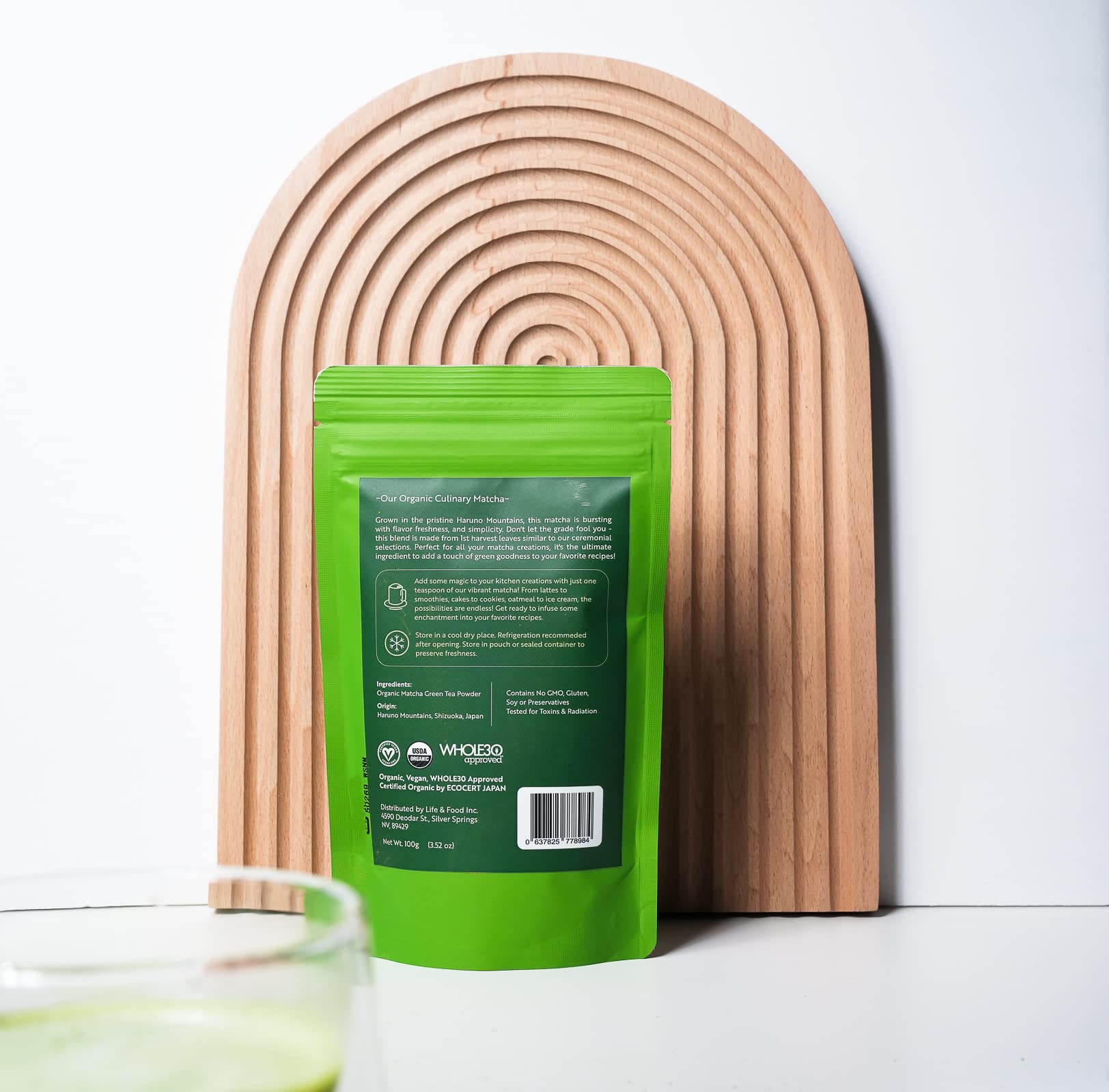 Midori Spring Organic Japanese Matcha Green Tea Powder for Lattes, Cooking and Baking