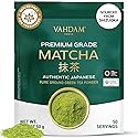VAHDAM Premium Matcha Green Tea Powder 50g | Shizuoka, Japan Origin | Mild & Balanced Taste | Ideal for Tea, Lattes and Smoothies