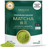 VAHDAM Premium Matcha Green Tea Powder 50g | Shizuoka, Japan Origin | Mild & Balanced Taste | Ideal for Tea, Lattes and Smoothies
