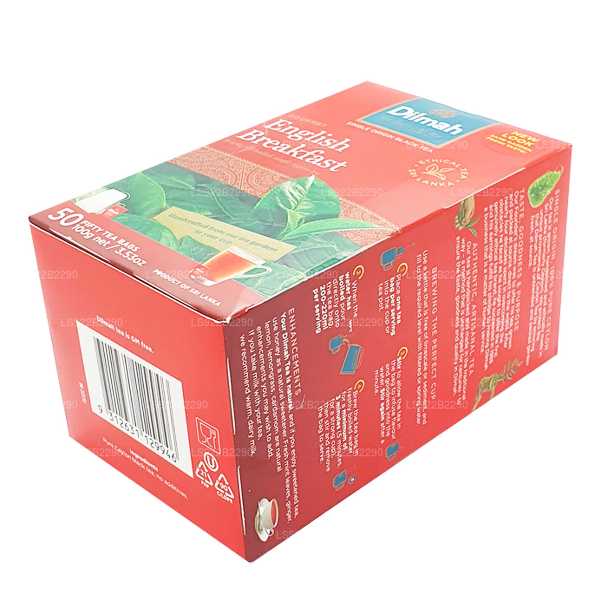 Dilmah® English Breakfast Tea (100g) 50 Tea Bags